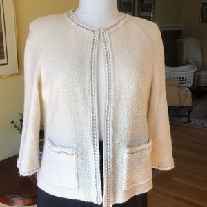 St John Couture knit Boucle Lady Jacket